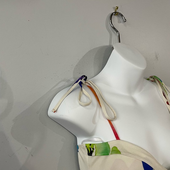 Off-White Floral-Print Sleeveless Dress - Picture 5 of 15